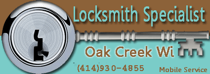 Oak Creek Wi Locksmith car truck house apartment business store office lockout car key made logo